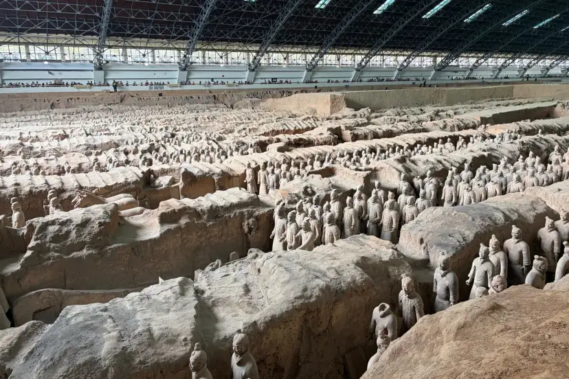 Guerreros de Xi'an, China