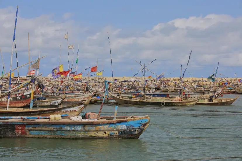 Piraguas de pesca, Ghana